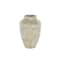 Brown Ceramic Antique Style Textured Patina Vase